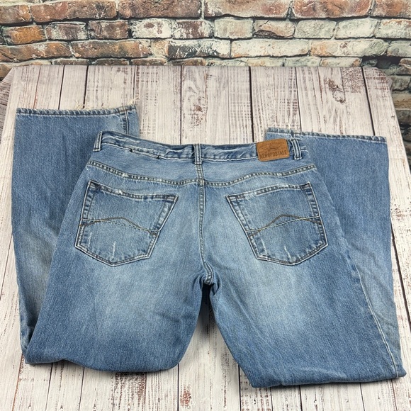 Aeropostale "DRIGGS" Slim bootcut blue jeans  Size 36 X 34 - Picture 3 of 12